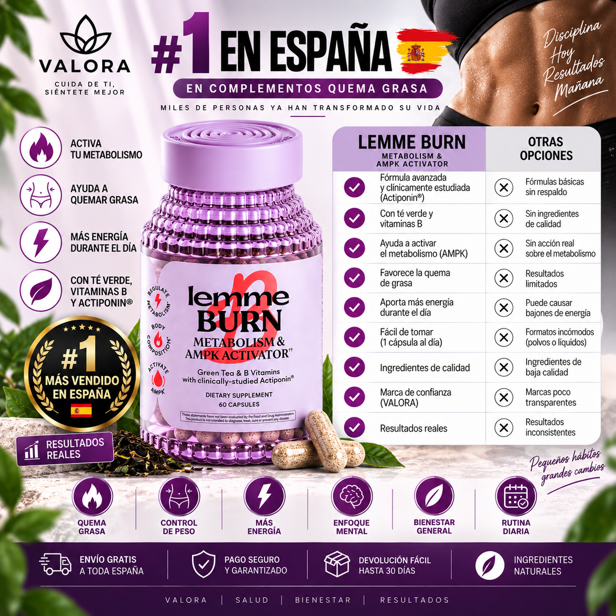 Suplemento para acelerar el metabolismo EDICIÓN LIMITADA